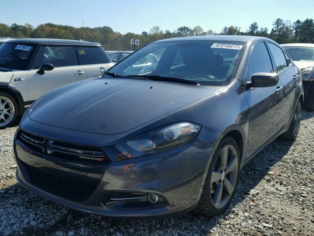 1C3CDFEB1ED920223 - 2014 DODGE DART GT GRAY photo 2