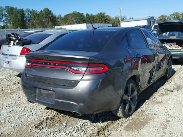 1C3CDFEB1ED920223 - 2014 DODGE DART GT GRAY photo 4