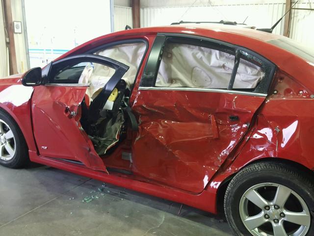 1G1PC5SB6D7223666 - 2013 CHEVROLET CRUZE LT RED photo 9