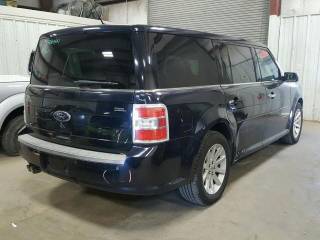 2FMDK52C29BA17583 - 2009 FORD FLEX SEL BLUE photo 4