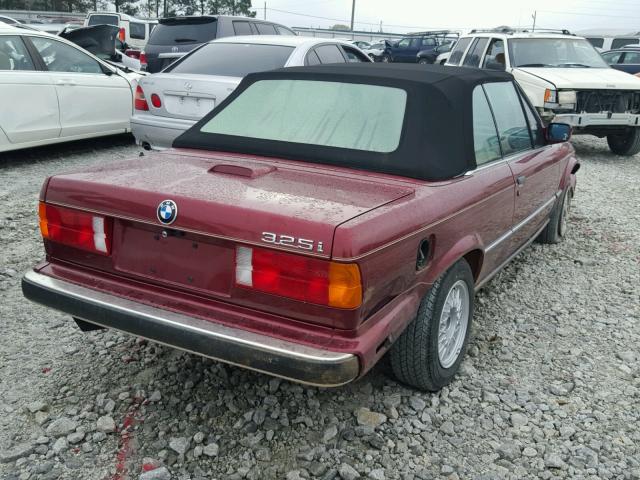 WBABB2314MEC24237 - 1991 BMW 325 IC AUT RED photo 4