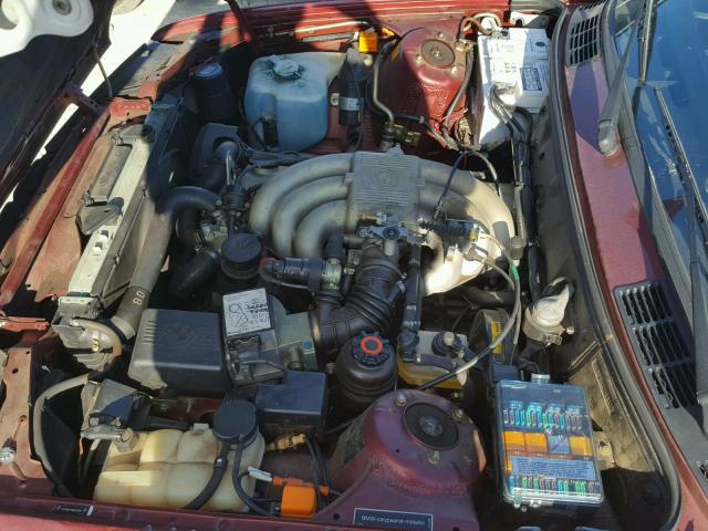 WBABB2314MEC24237 - 1991 BMW 325 IC AUT RED photo 7