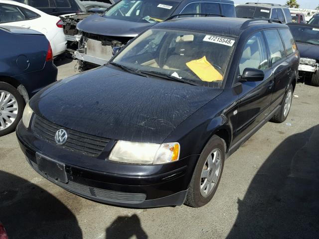 WVWHH63B01E003982 - 2001 VOLKSWAGEN PASSAT GLS BLACK photo 2