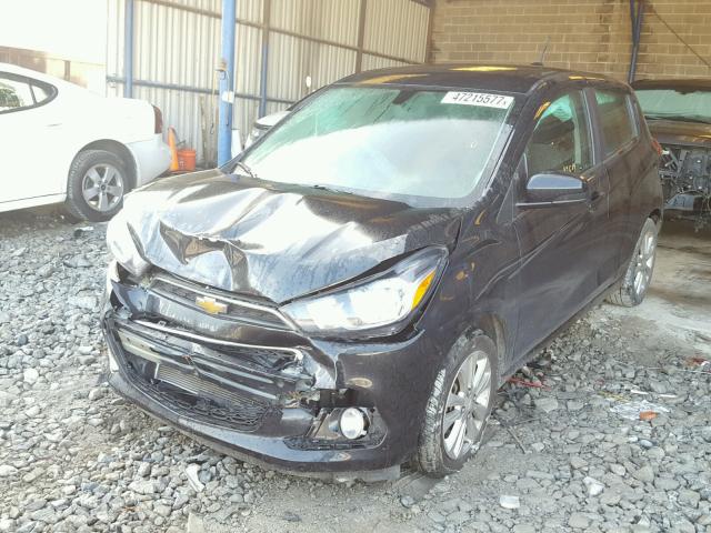 KL8CD6SA1GC598417 - 2016 CHEVROLET SPARK 1LT Черный фото 2