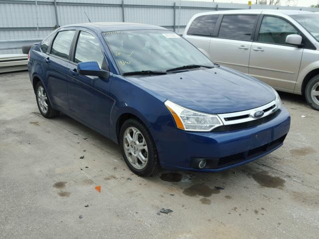 1FAHP36N19W161881 - 2009 FORD FOCUS SES BLUE photo 1