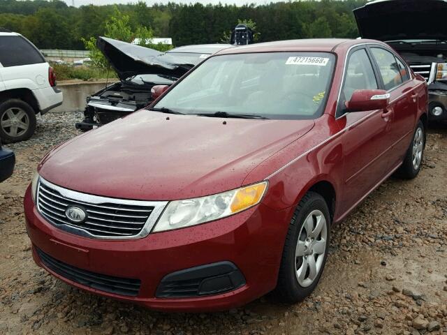 KNAGE228795346171 - 2009 KIA OPTIMA RED photo 2