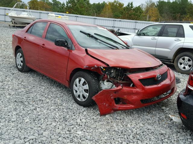 JTDBL40E799024808 - 2009 TOYOTA COROLLA BA RED photo 1