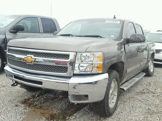 3GCPKSE76CG276693 - 2012 CHEVROLET SILVERADO BROWN photo 2