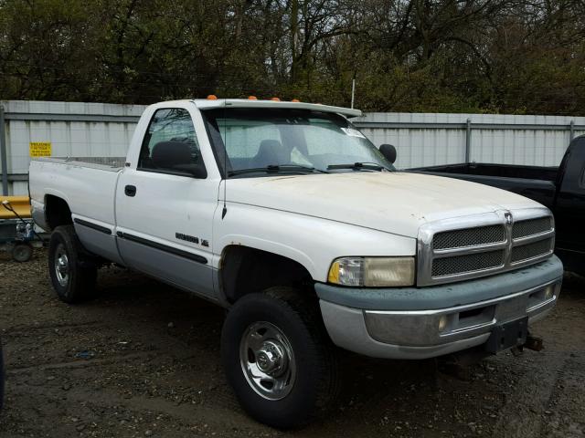 3B7KF26Z9WM218341 - 1998 DODGE RAM 2500 WHITE photo 1