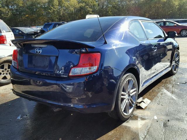 JTKJF5C71B3004058 - 2011 TOYOTA SCION TC 蓝色 照片 4