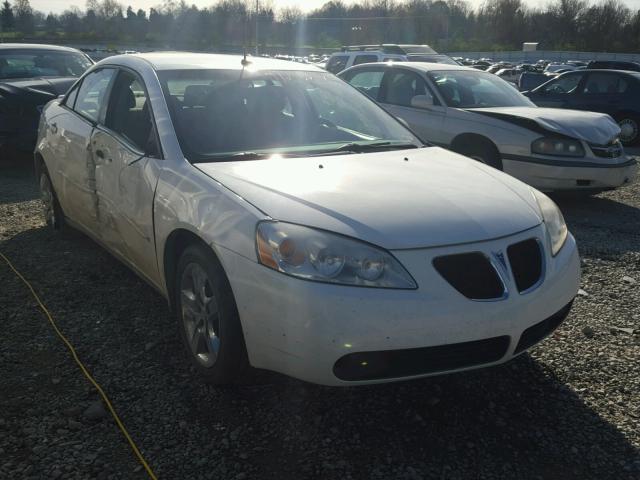 1G2ZG57B484119539 - 2008 PONTIAC G6 BASE WHITE photo 1