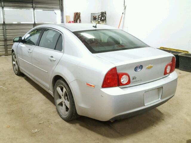 1G1ZC5E11BF329554 - 2011 CHEVROLET MALIBU 1LT SILVER photo 3