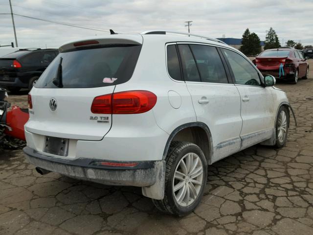 WVGBV3AX0EW559104 - 2014 VOLKSWAGEN TIGUAN S WHITE photo 4