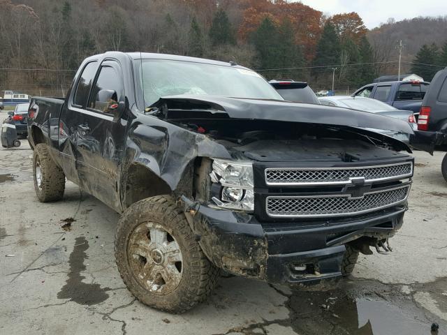 1GCRKTE74CZ136317 - 2012 CHEVROLET SILVERADO BLACK photo 1