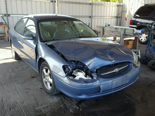 1FAFP5525YA225331 - 2000 FORD TAURUS SES BLUE photo 1