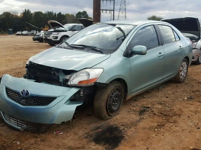 JTDBT4K30A1374215 - 2010 TOYOTA YARIS GREEN photo 2