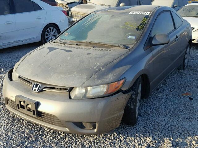 2HGFG11628H509160 - 2008 HONDA CIVIC LX GRAY photo 2