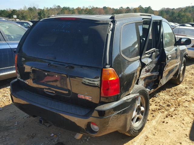 1GKDT13S862342017 - 2006 GMC ENVOY BLACK photo 4