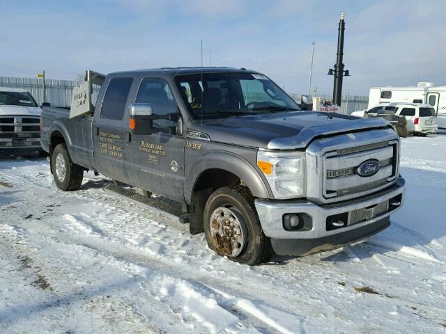 1FT8W3BT9DEA77484 - 2013 FORD F350 SUPER GRAY photo 1