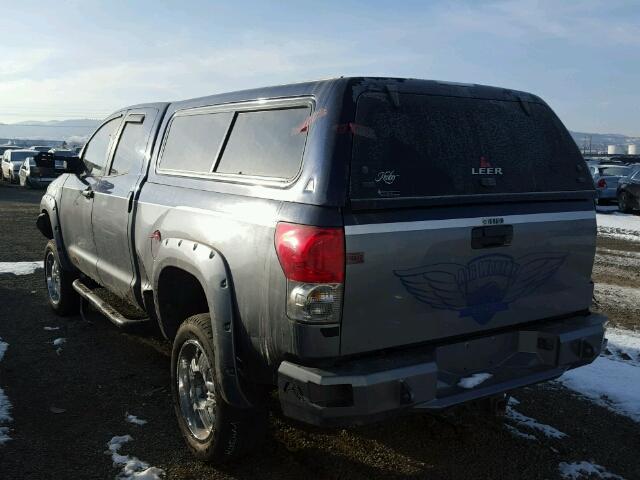 5TFBV54188X062324 - 2008 TOYOTA TUNDRA DOU BLUE photo 3