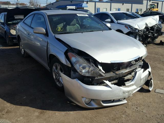 4T1CE30P85U991991 - 2005 TOYOTA CAMRY SOLA SILVER photo 1