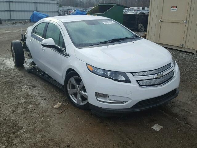 1G1RA6E48EU148859 - 2014 CHEVROLET VOLT WHITE photo 1