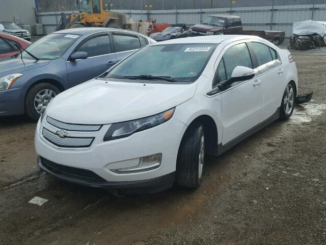 1G1RA6E48EU148859 - 2014 CHEVROLET VOLT WHITE photo 2