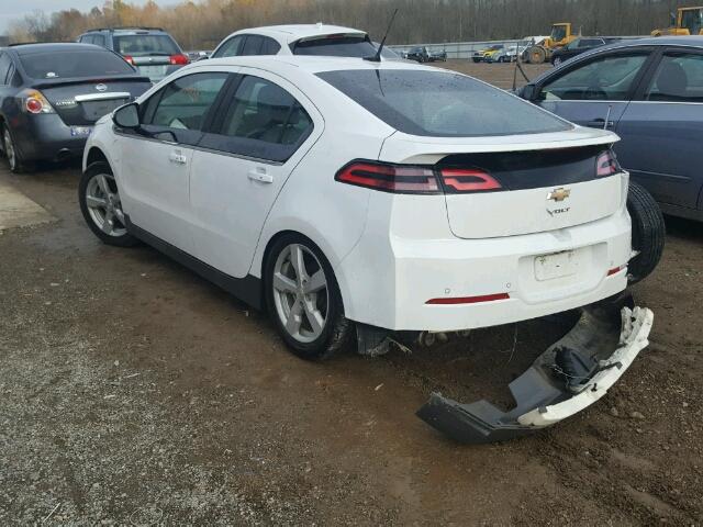 1G1RA6E48EU148859 - 2014 CHEVROLET VOLT WHITE photo 3