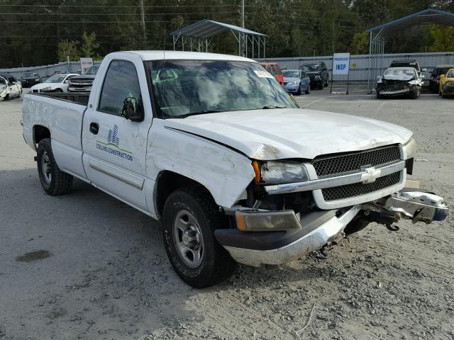 1GCEC14V53E357237 - 2003 CHEVROLET SILVERADO WHITE photo 1