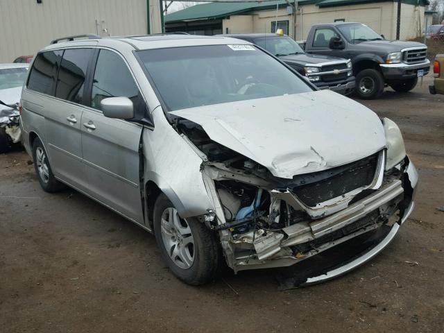 5FNRL387X6B432624 - 2006 HONDA ODYSSEY EX SILVER photo 1