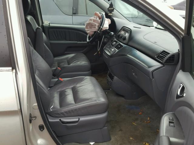 5FNRL387X6B432624 - 2006 HONDA ODYSSEY EX SILVER photo 5