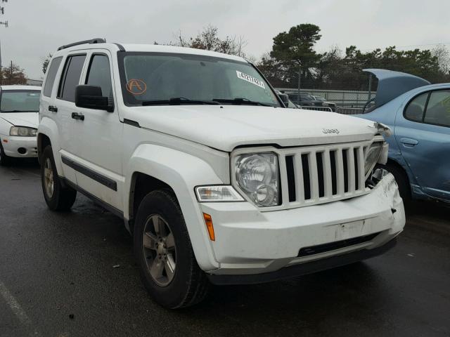 1C4PJMAK7CW114565 - 2012 JEEP LIBERTY SP WHITE photo 1