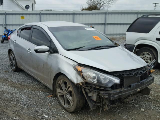 KNAFX4A88F5333444 - 2015 KIA FORTE EX SILVER photo 1