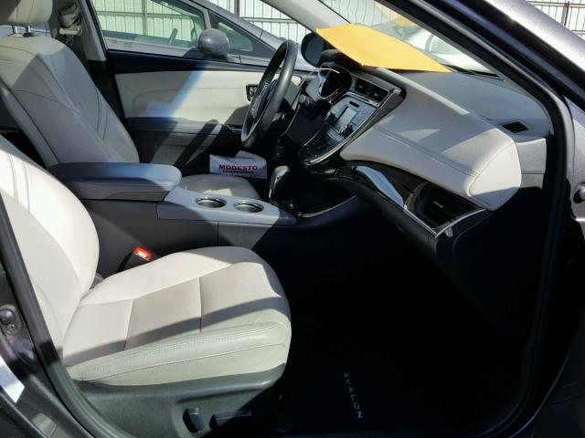 4T1BK1EB5EU079129 - 2014 TOYOTA AVALON BAS CHARCOAL photo 5