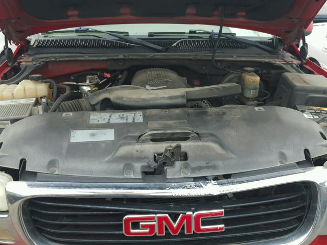 1GKEC13Z32R264667 - 2002 GMC YUKON RED photo 7