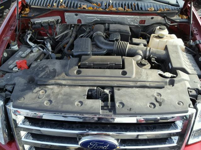 1FMJK1H50EEF13369 - 2014 FORD EXPEDITION RED photo 7