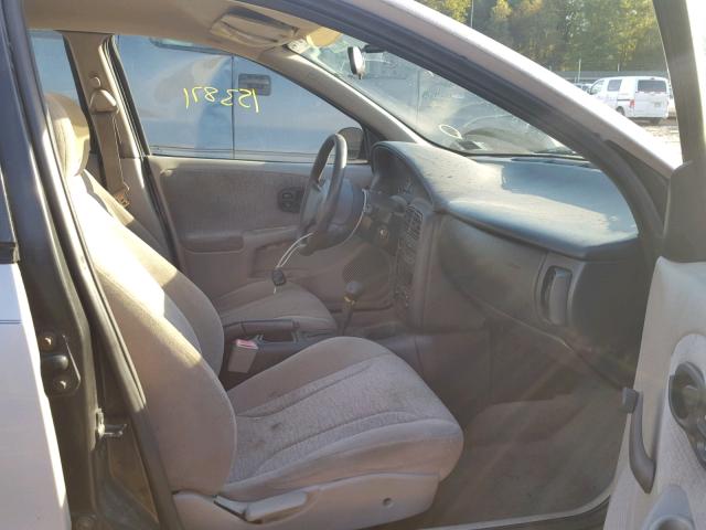 1G8ZN84761Z277998 - 2001 SATURN SW2 GRAY photo 5