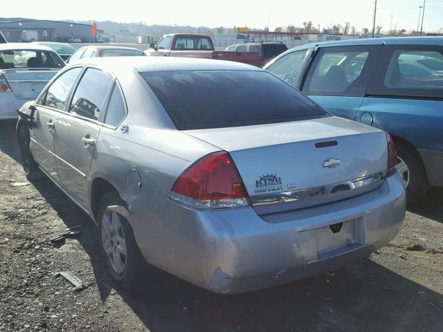 2G1WB55K369398341 - 2006 CHEVROLET IMPALA LS SILVER photo 3