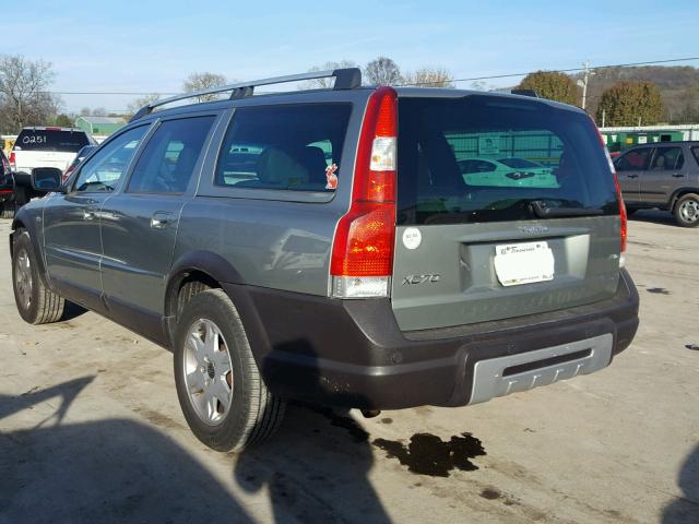 YV4SZ592461239955 - 2006 VOLVO XC70 GREEN photo 3