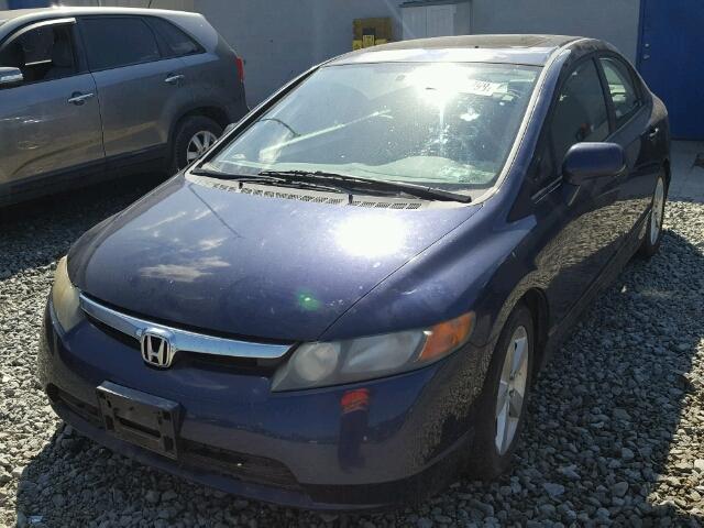 2HGFA16968H536253 - 2008 HONDA CIVIC EXL Mavi foto 2