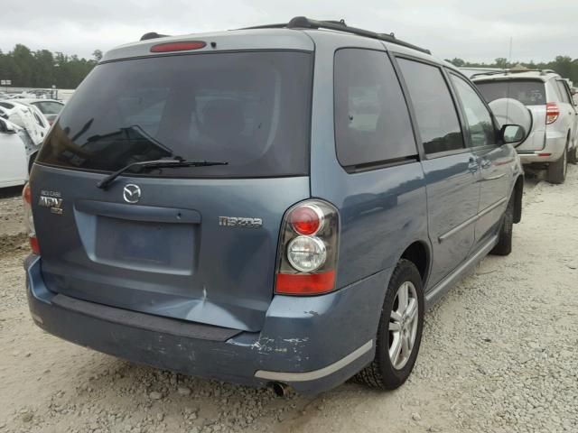 JM3LW28J650543081 - 2005 MAZDA MPV WAGON BLUE photo 4