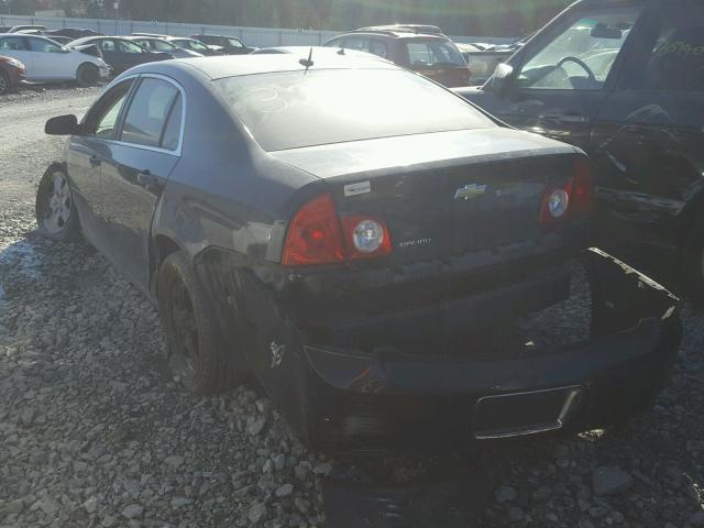 1G1ZB5EB6A4133244 - 2010 CHEVROLET MALIBU LS BLACK photo 3