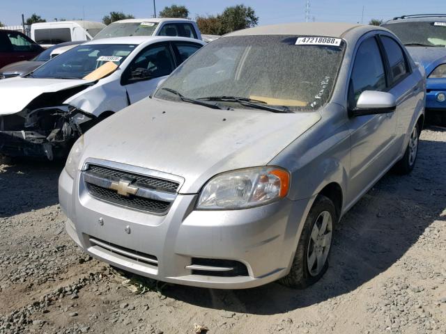 KL1TD5DE5BB247789 - 2011 CHEVROLET AVEO LS WHITE photo 2