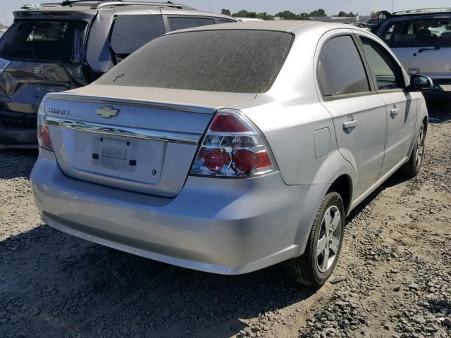 KL1TD5DE5BB247789 - 2011 CHEVROLET AVEO LS WHITE photo 4