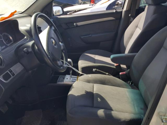 KL1TD5DE5BB247789 - 2011 CHEVROLET AVEO LS WHITE photo 5