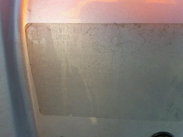 3GNBAADB0AS615690 - 2010 CHEVROLET HHR LS SILVER photo 10