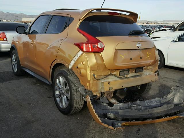 JN8AF5MR8DT200366 - 2013 NISSAN JUKE S GOLD photo 3