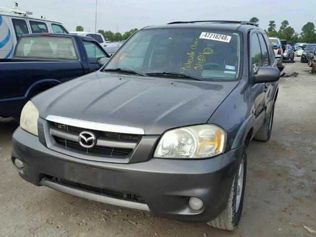 4F2YZ04136KM19596 - 2006 MAZDA TRIBUTE S GRAY photo 2