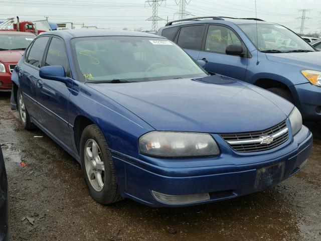 2G1WH52K359328615 - 2005 CHEVROLET IMPALA LS BLUE photo 1