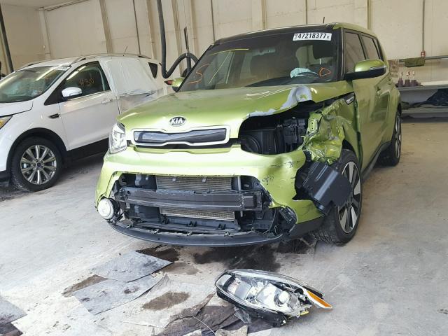 KNDJX3A56E7709719 - 2014 KIA SOUL ! GREEN photo 2